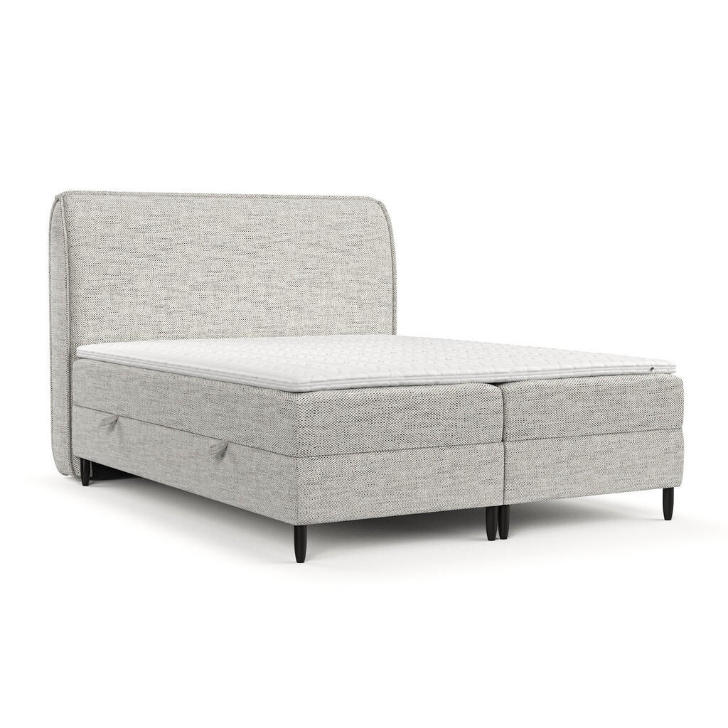 AltaBeds POSTEL BOXSPRING LUNARO 120/200 Světle šedá