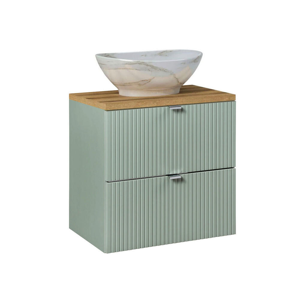 Petits-meubles UMYVADLO 60.4cm Jade Zelená a dřevo