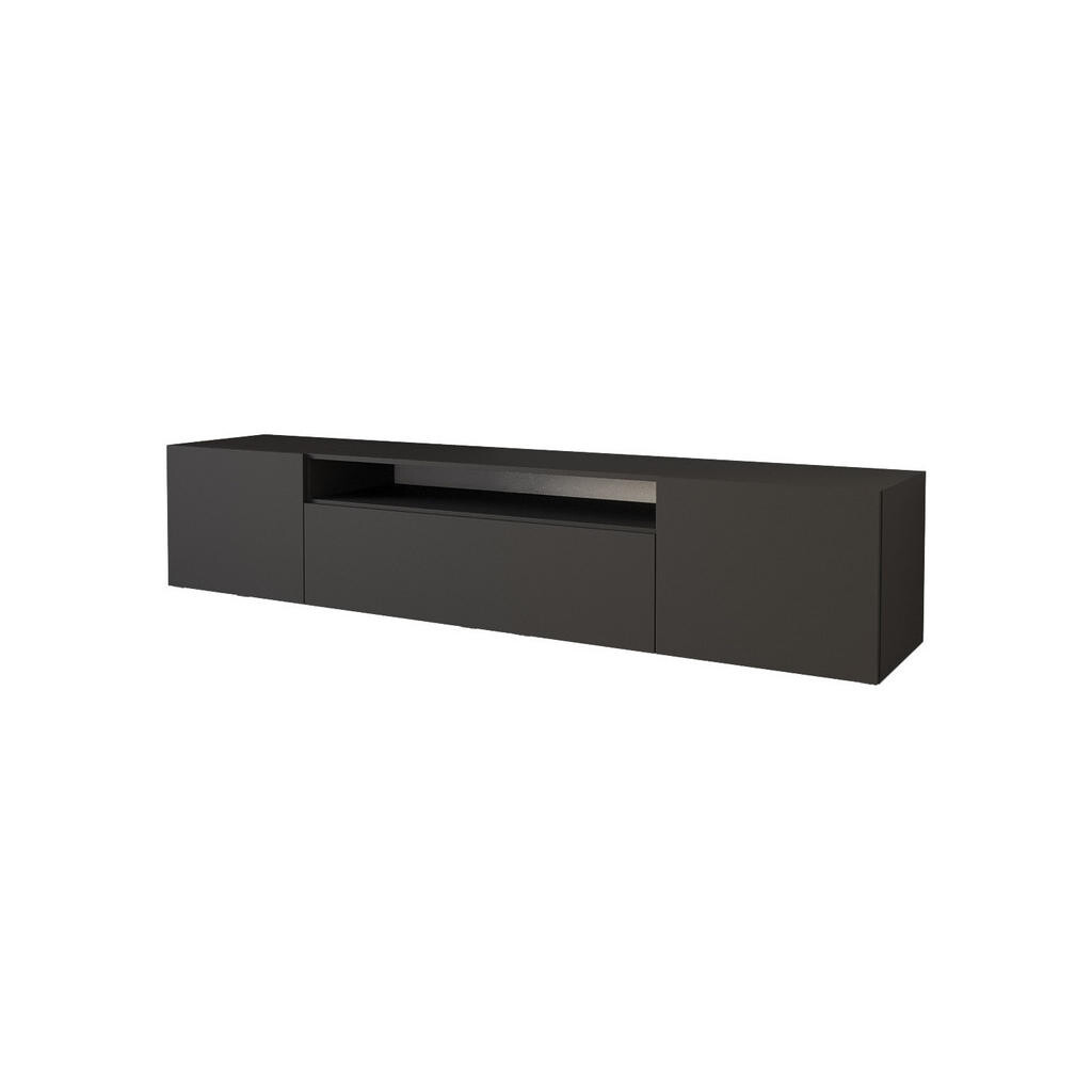 ALTDECOR NÍZKÁ komoda ELIO-W 200 x 40 x 41 cm – černá