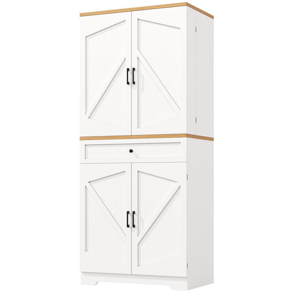FLIEKS VYSOKÁ SKŘÍŇ 80x40x180 CM 12 PŘIHRÁDEK MDF