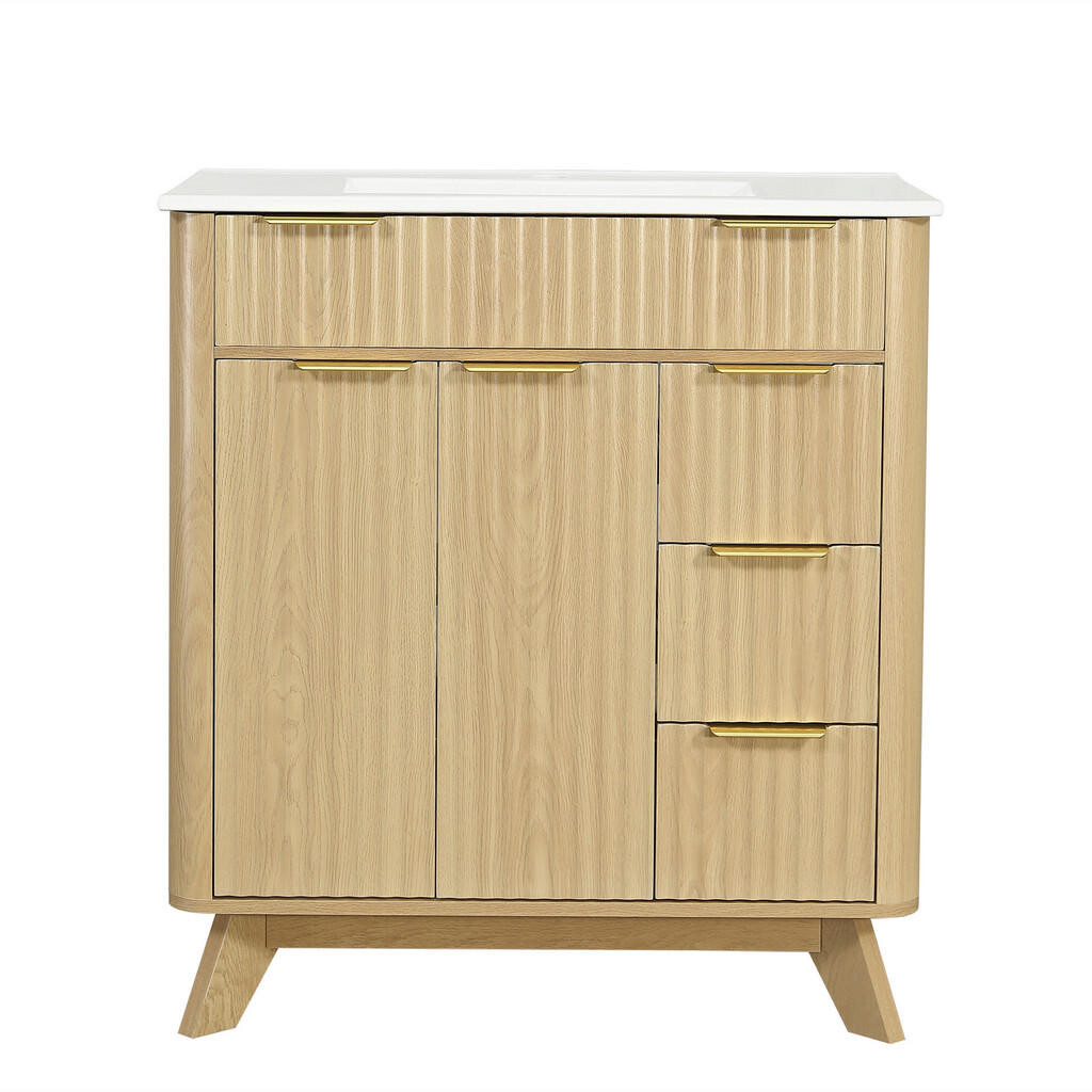 FLIEKS KOUPELNOVÁ SKŘÍŇKA, vlnitý design, 81 cm