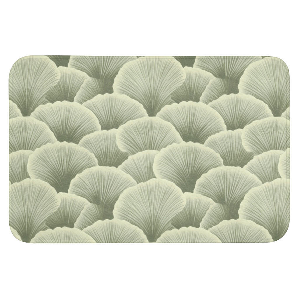 OnlyWow WC PŘEDLOŽKA Vějíř - list - zelený 90x60 cm