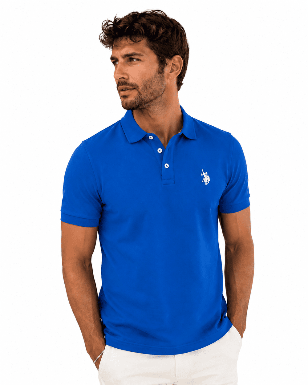 US Polo Assn. pánská polokošile modrá