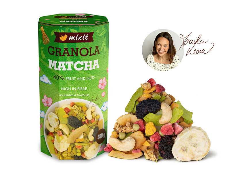 Mixit Granola z pece Moniky Leové – Matcha 350g
