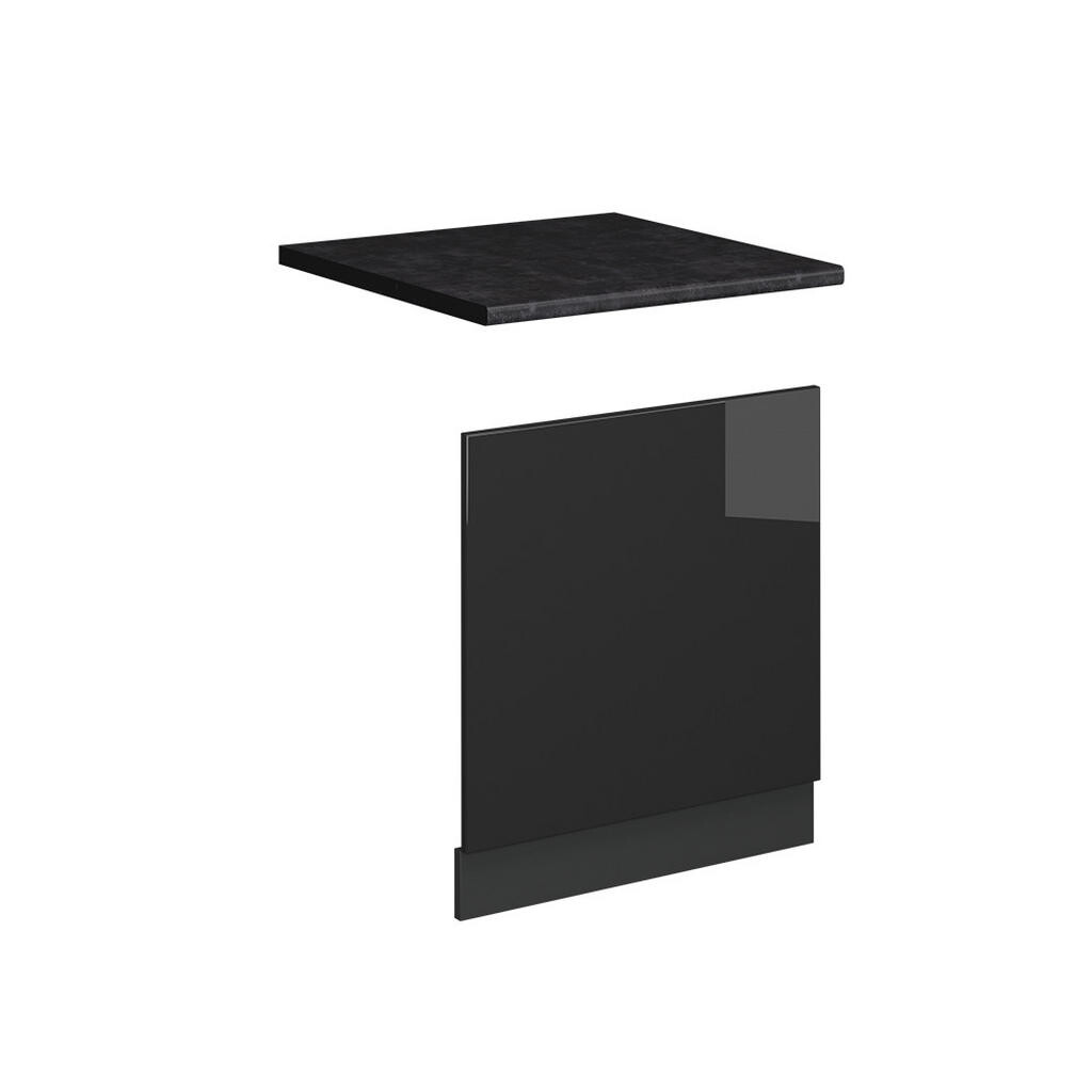 Vicco PŘEDNÍ PANEL Fame-Line Antracitový vysoký lesk 60 cm , PD Antracit