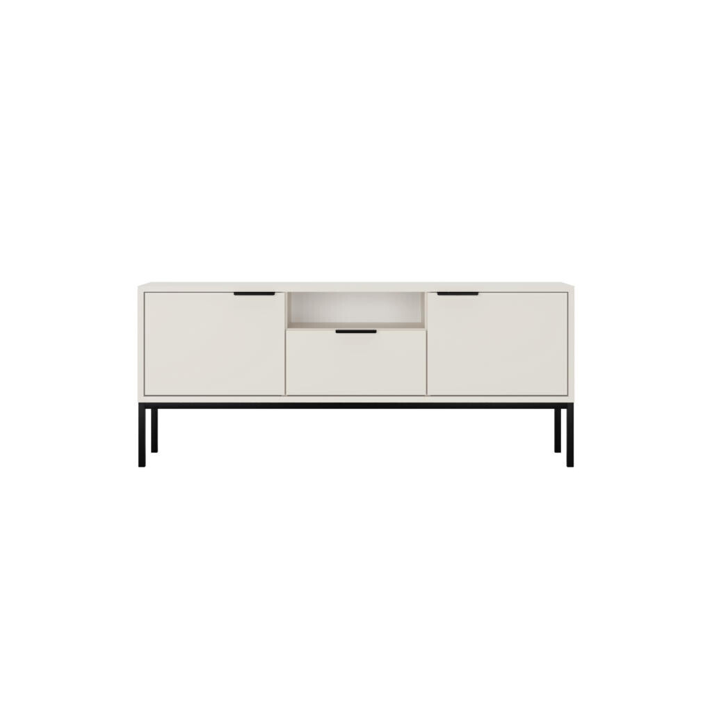 RAUMHIRSCH FURNITURE NÍZKÁ SKŘÍŇKA Austin bílá, černá 33/56,4/135 cm