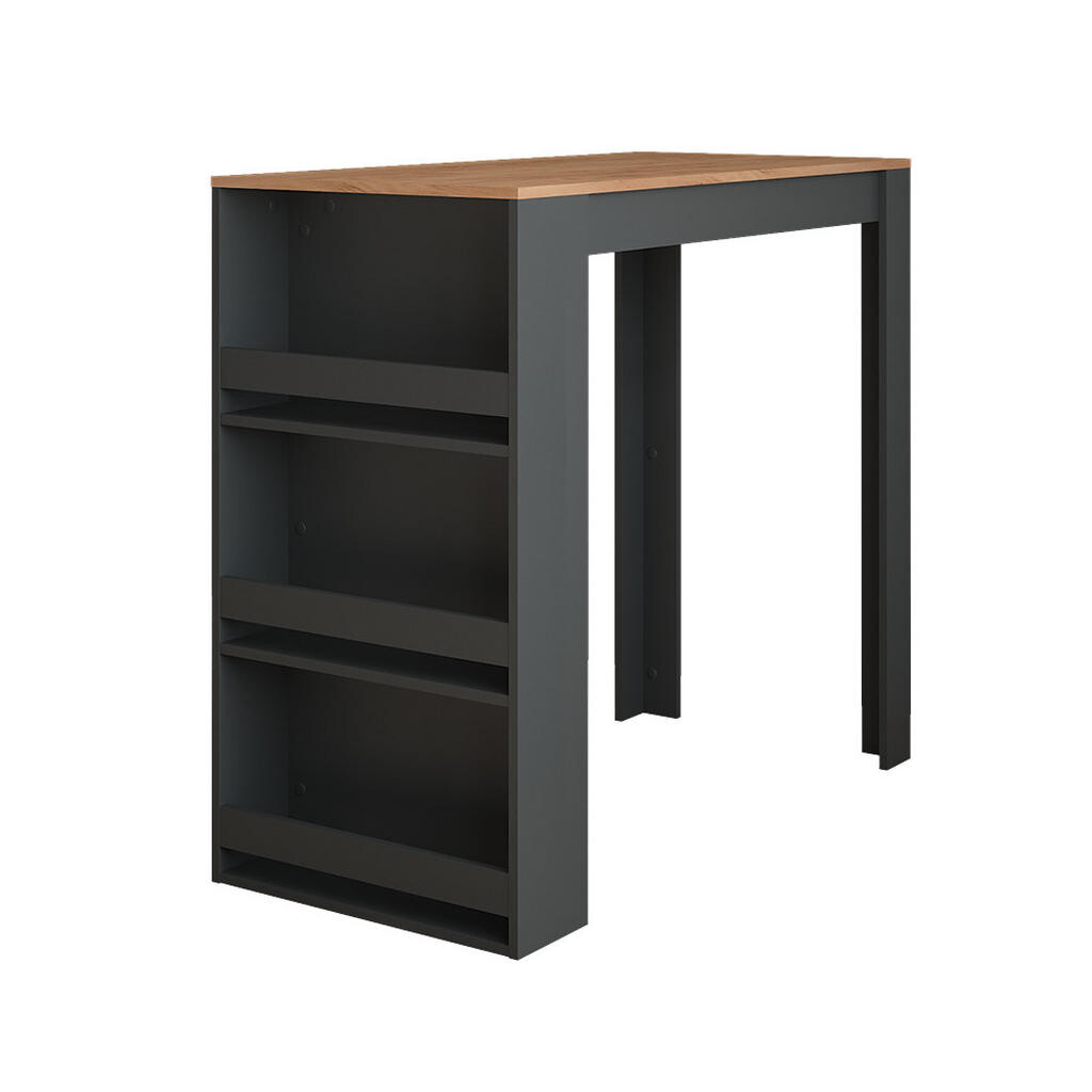 Vicco BAROVÝ STŮL Repose Zlatý dub power/antracit 57 x 117 cm