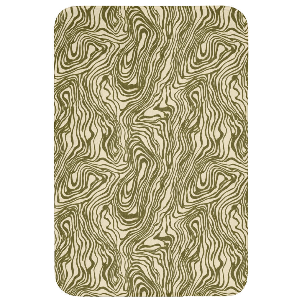 OnlyWow KOUPELNOVÁ PŘEDLOŽKA Abstraktní - Mramor - Zelený 60x90 cm