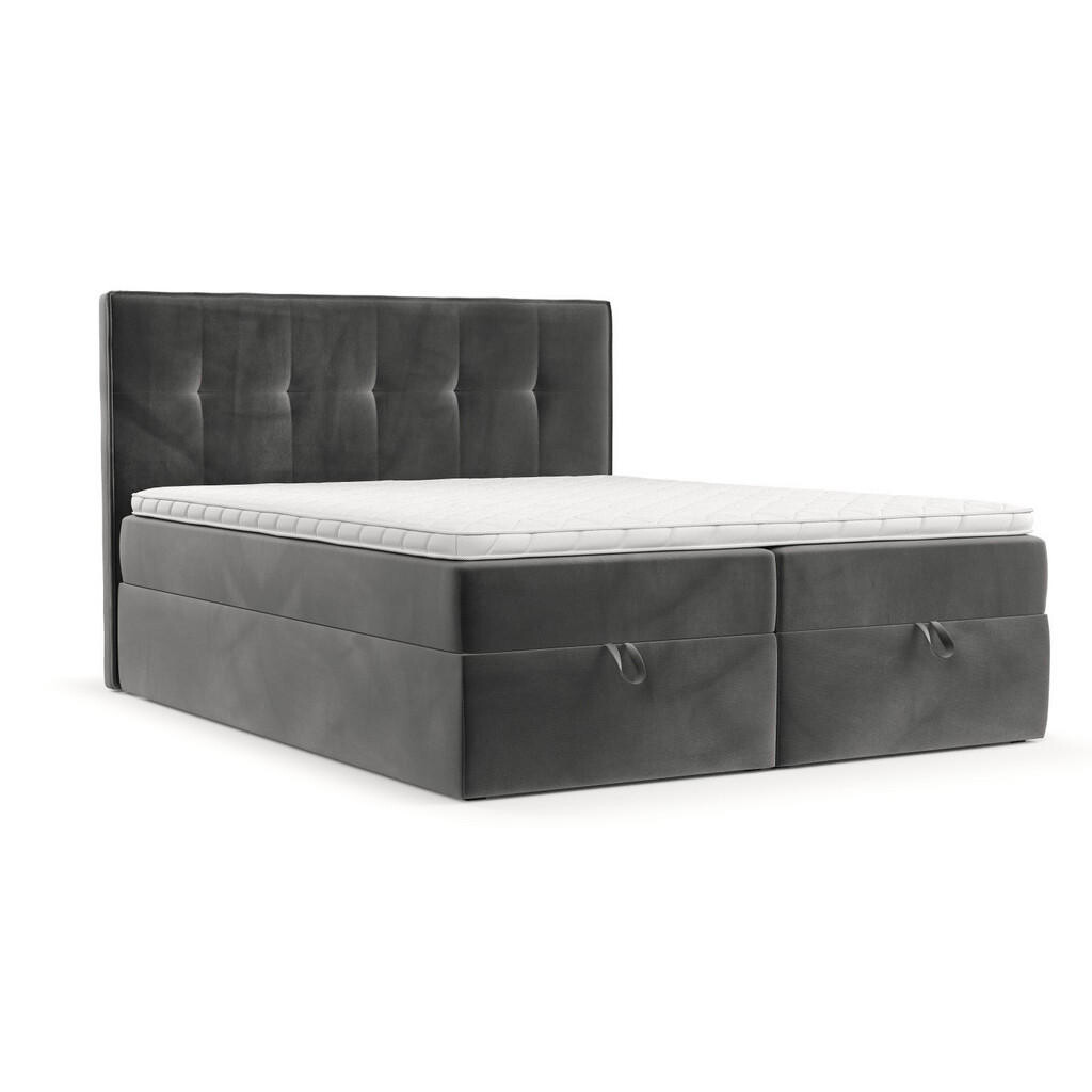 AltaBeds POSTEL BOXSPRING TIVRA 200/200 Šedá
