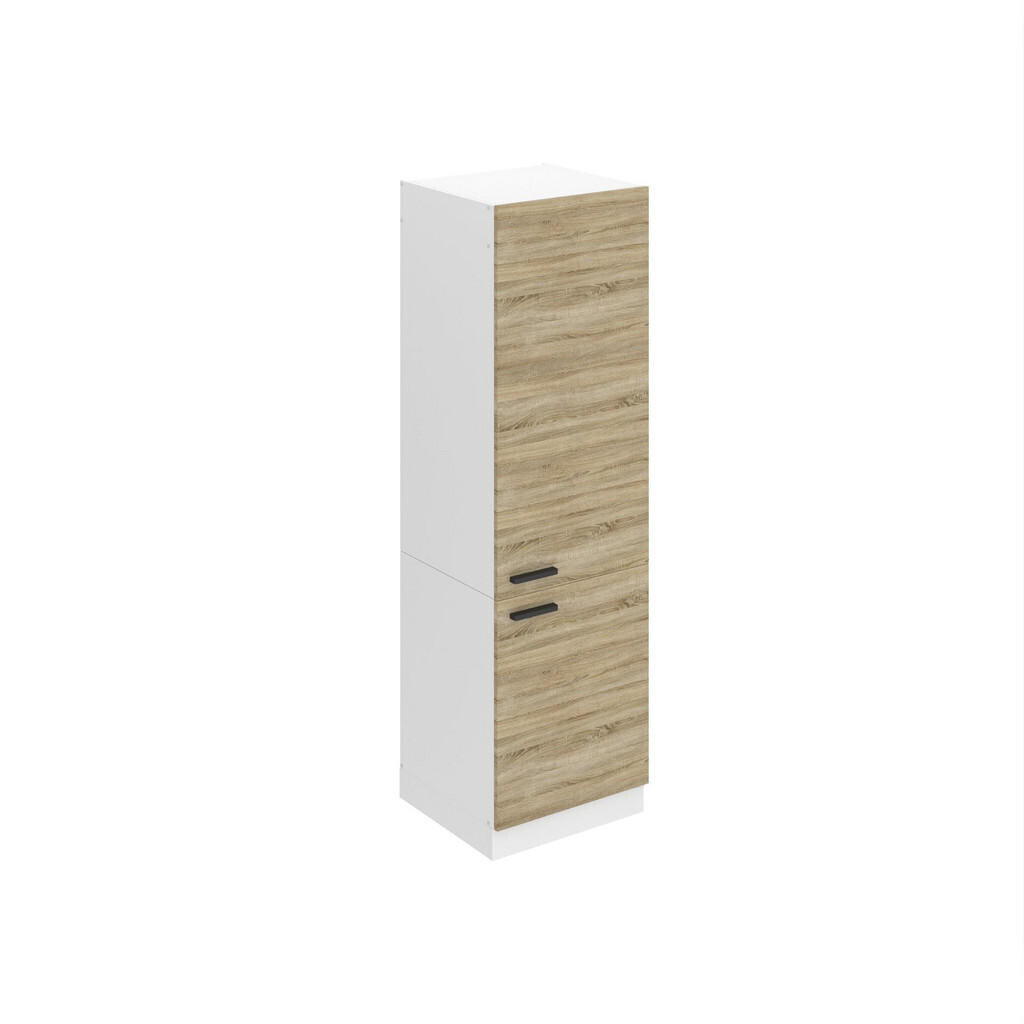 B BELINI GROUP VYSOKÁ SKŘÍŇKA kuchyně SSL 60x204 cm, s 2 dvířky, Dub Sonoma