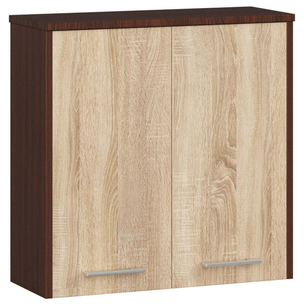 RAUMHIRSCH FURNITURE KOMODA DO KOUPELNY Tmavě hnědá, dub Sonoma 60/60/22,5