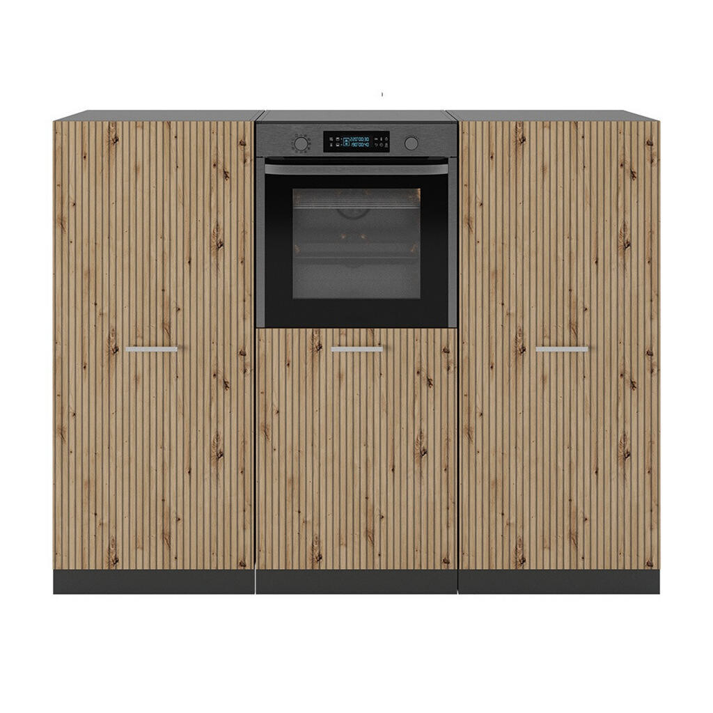 Vicco KUCHYŇSKÝ BLOK R-Line Dub Artisan/antracit 180 cm bez pracovní desky