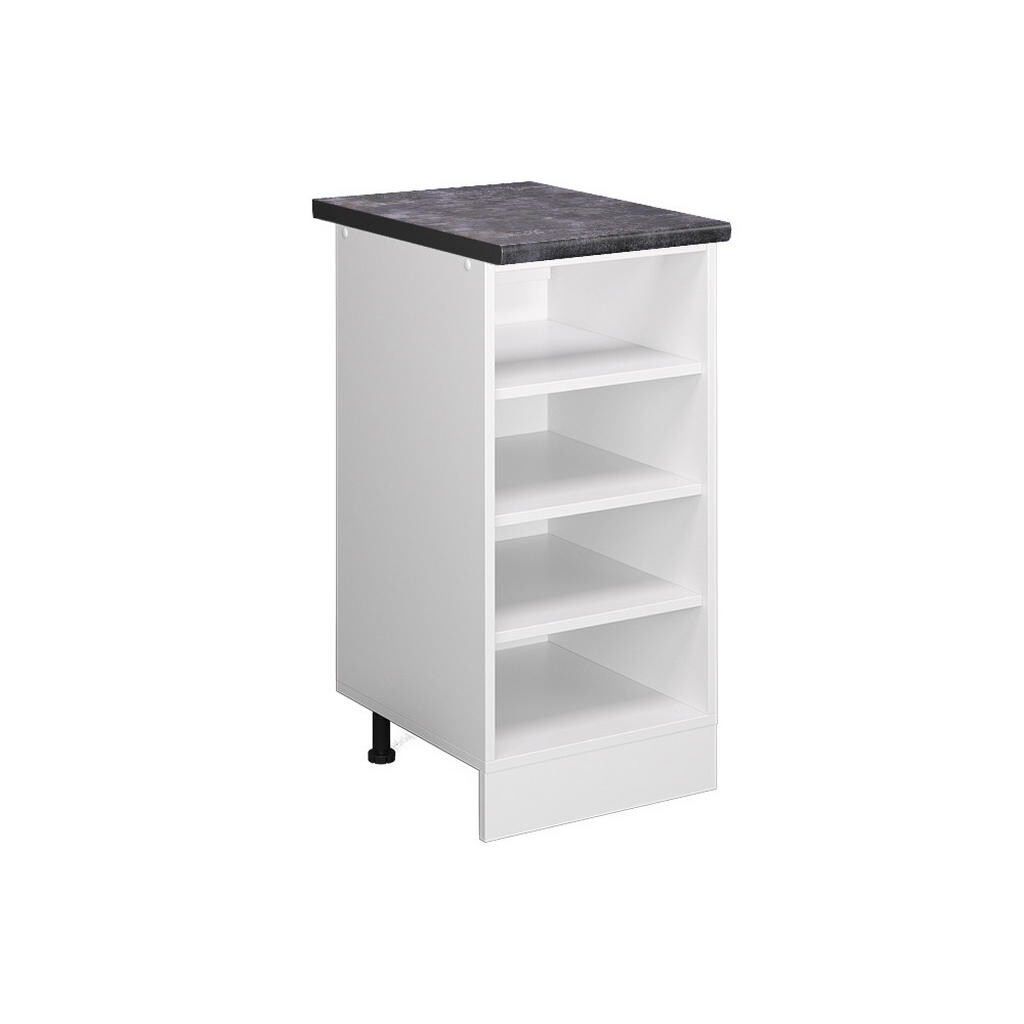 Vicco POLICE KUCHYŇ R-Line Bílá 40 cm , AP Anthracite