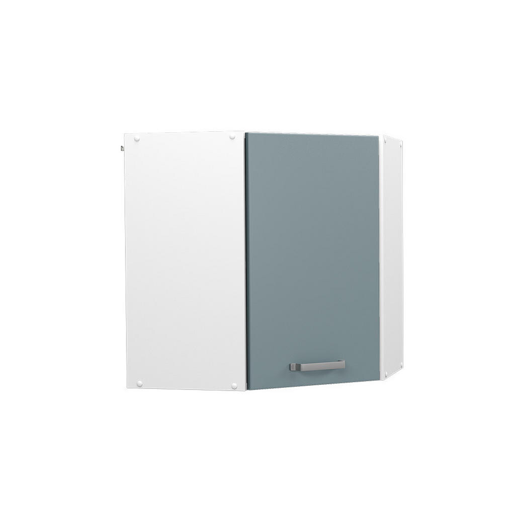 Vicco UNIVERZÁLNÍ NÁSTĚNNÁ SKŘÍŇKA R-Line Modrošedá 57 cm Rohová nástěnná skříňka s dvířky