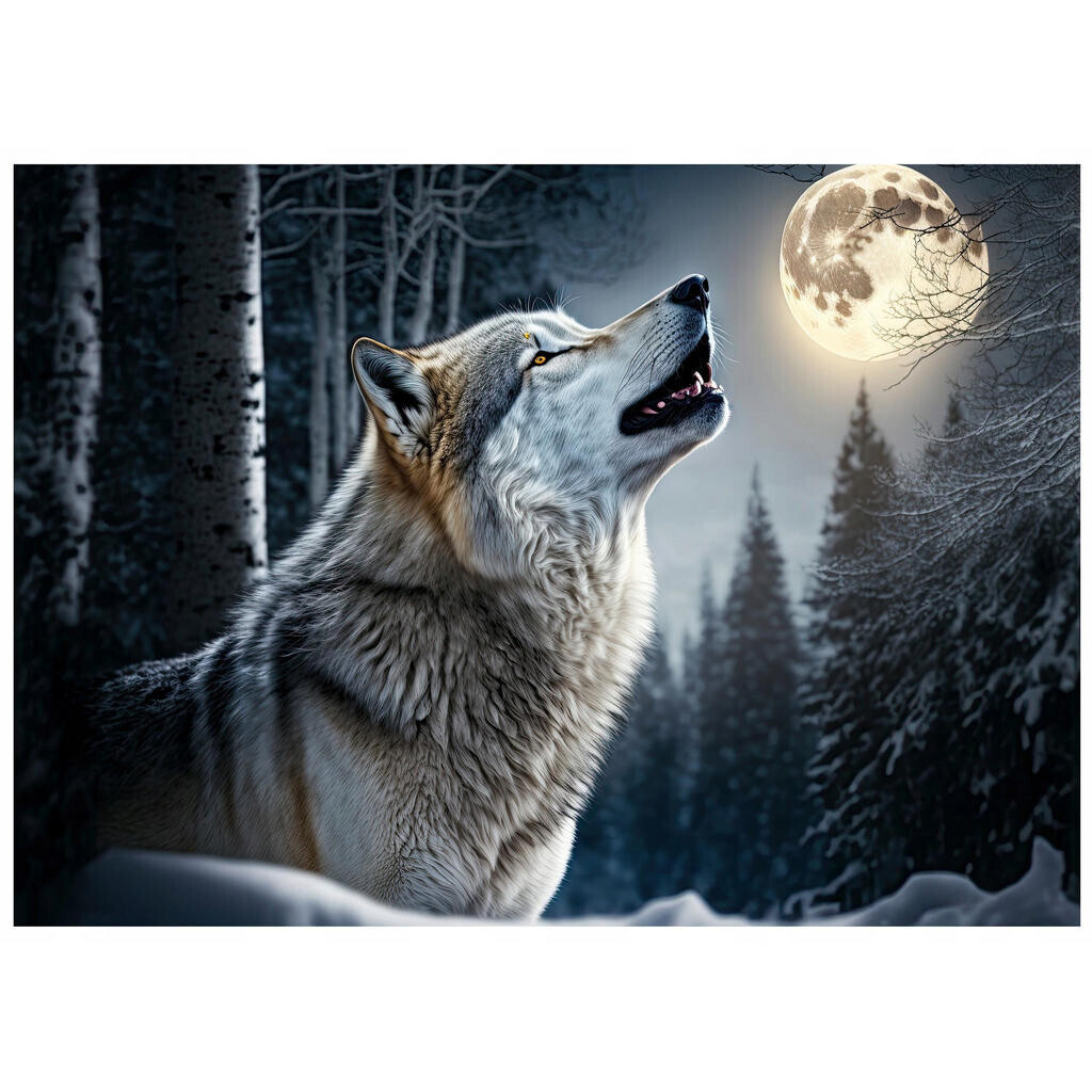 Wallarena FOTOTAPETA Vlk Lesní zvířata 300x210