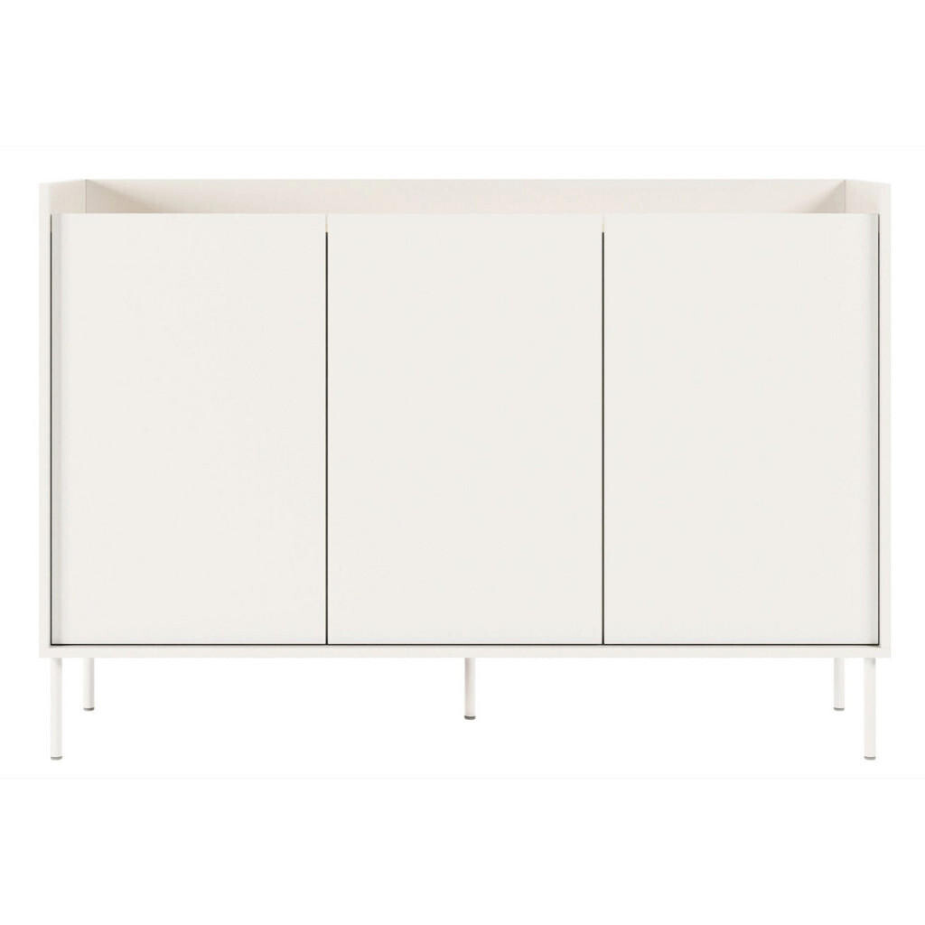 Selsey KOMODA Tovi Bílá / Dekor dub 140 cm