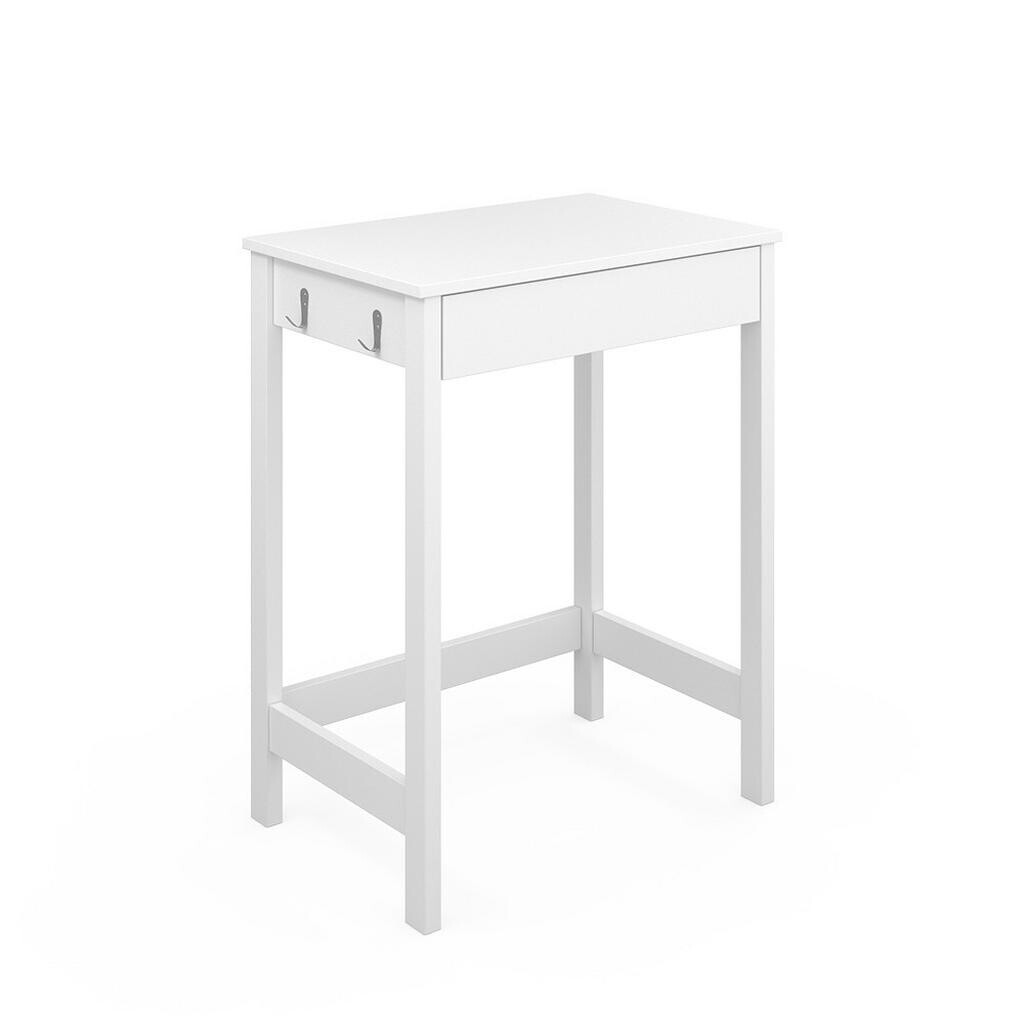 Vicco STŮL Surrey Bílá 60 x 40 cm se zásuvkou
