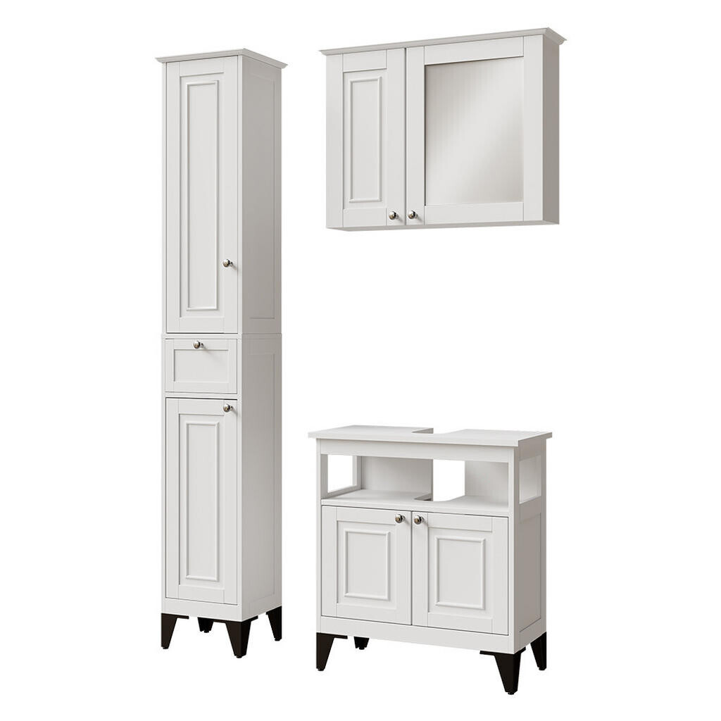 Vicco KOUPELNOVÝ NÁBYTEK Vanity, Bílá, 3dílná