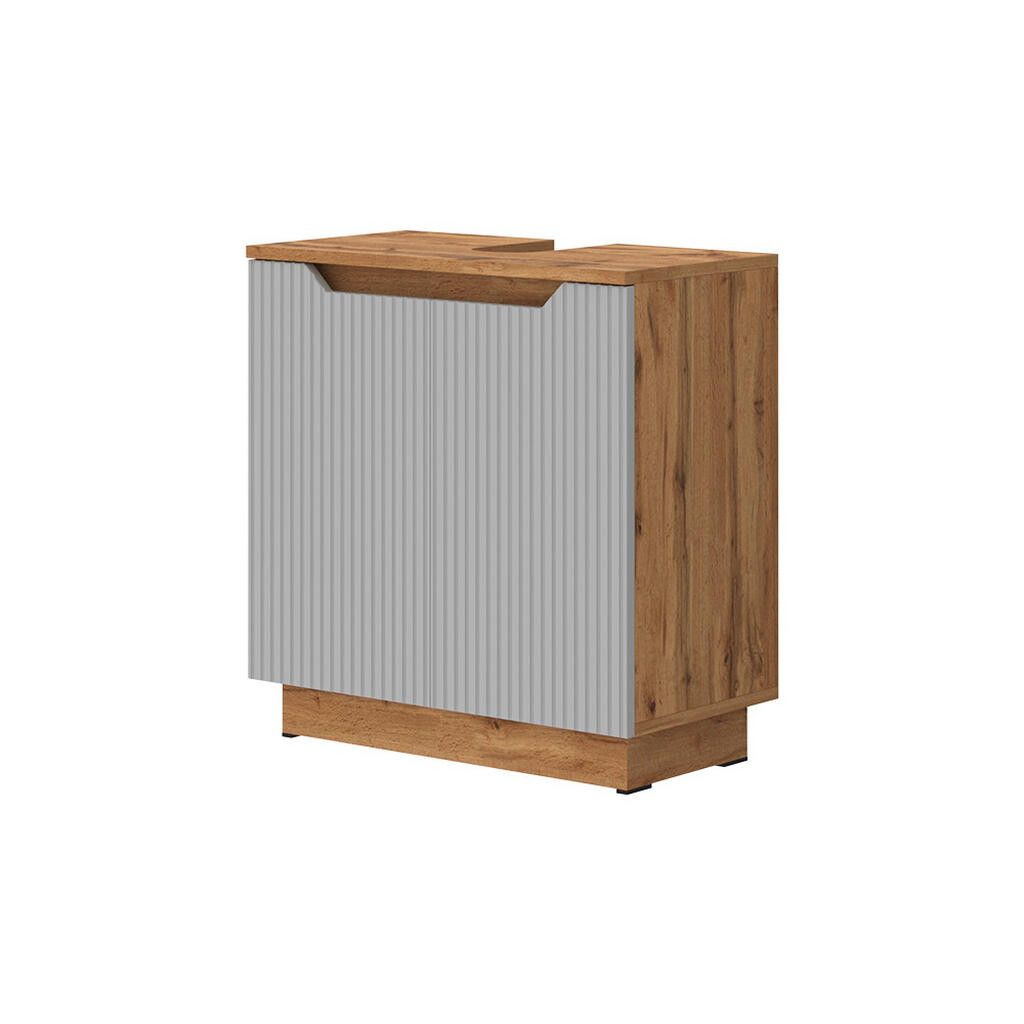 Vicco ZÁKLADNÍ SKŘÍŇKA POD UMYVADLO Lotta Šedá 59.8 x 62.1 cm se 2 dveřmi