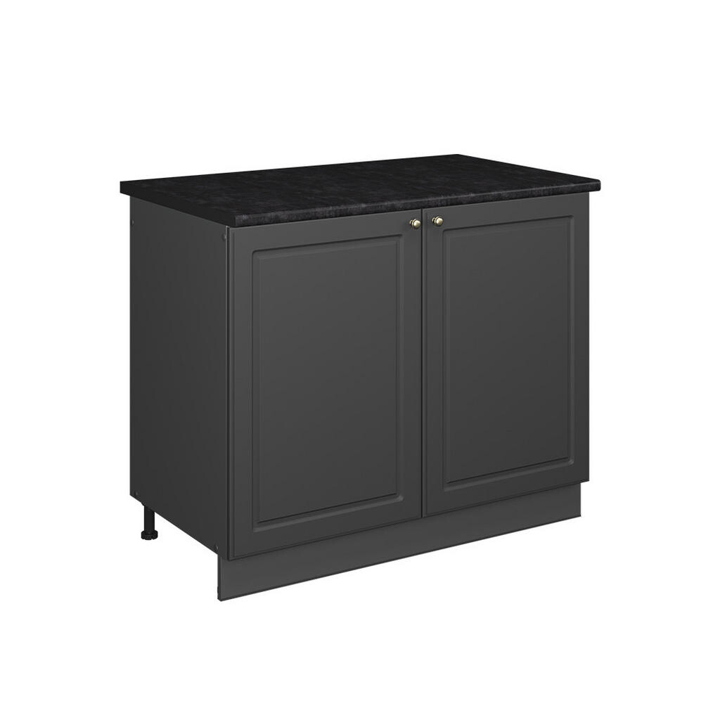 Vicco SKŘÍŇKA POD DŘEZ Fame-Line, Anthrazit-Gold Landhaus/Antracit, 100 cm, PD Antracit