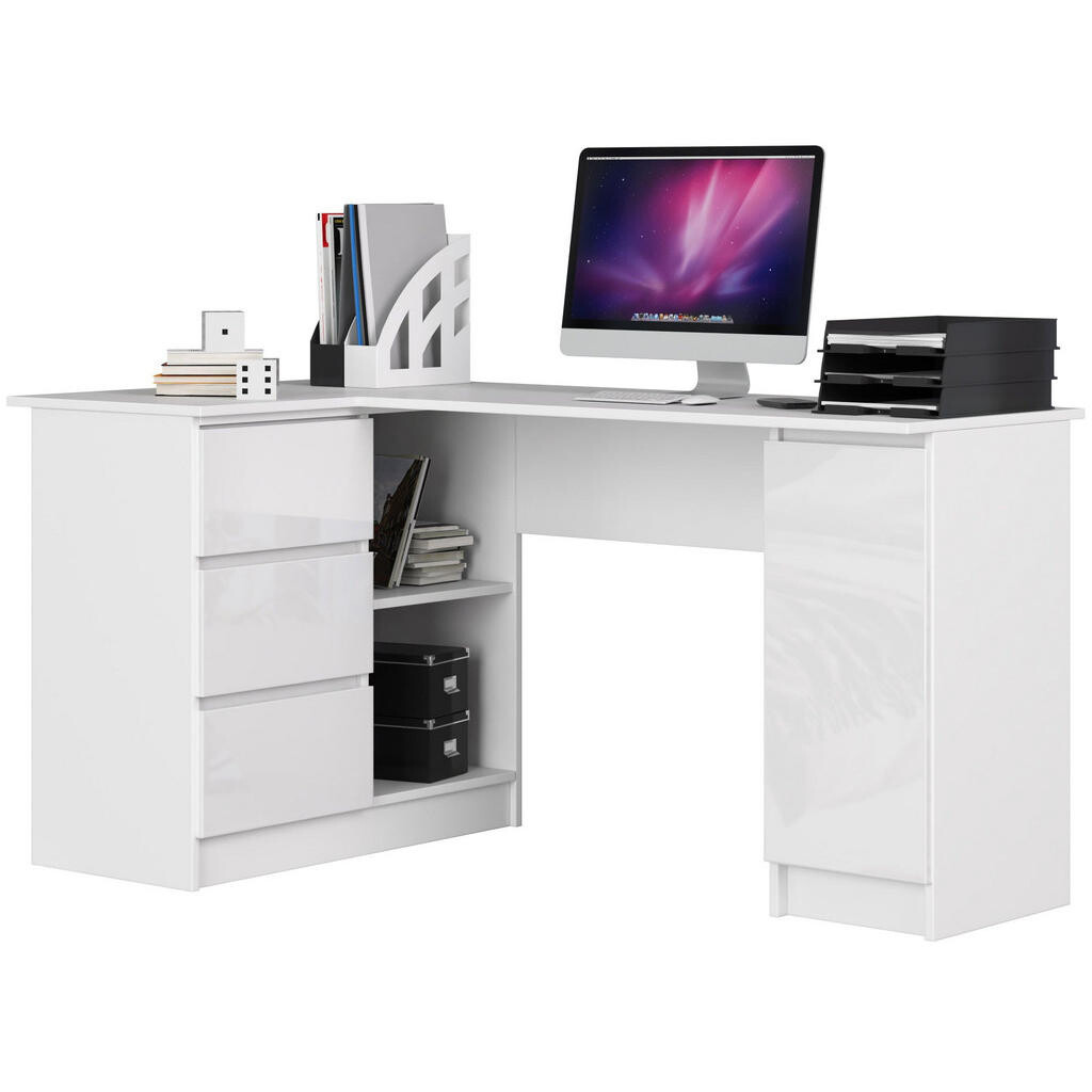 RAUMHIRSCH FURNITURE PSACÍ STŮL Bílý, lesklá bílá 77/155/85