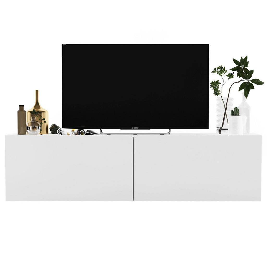 Meble Lindner TV stolek Enjoy Bílá mat 120 cm