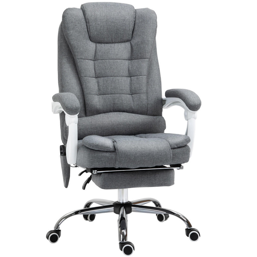 Vinsetto ŘEDITELSKÁ ŽIDLE s masážní funkcí, ergonomická kancelářská židle s funkcí polohování