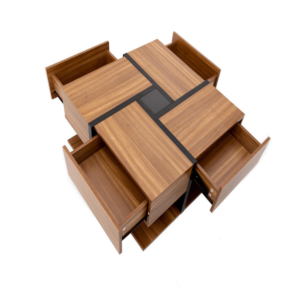 FLIEKS KONFERENČNÍSTOLEK 78x78cm 4 Zásuvky Linie Přírodní