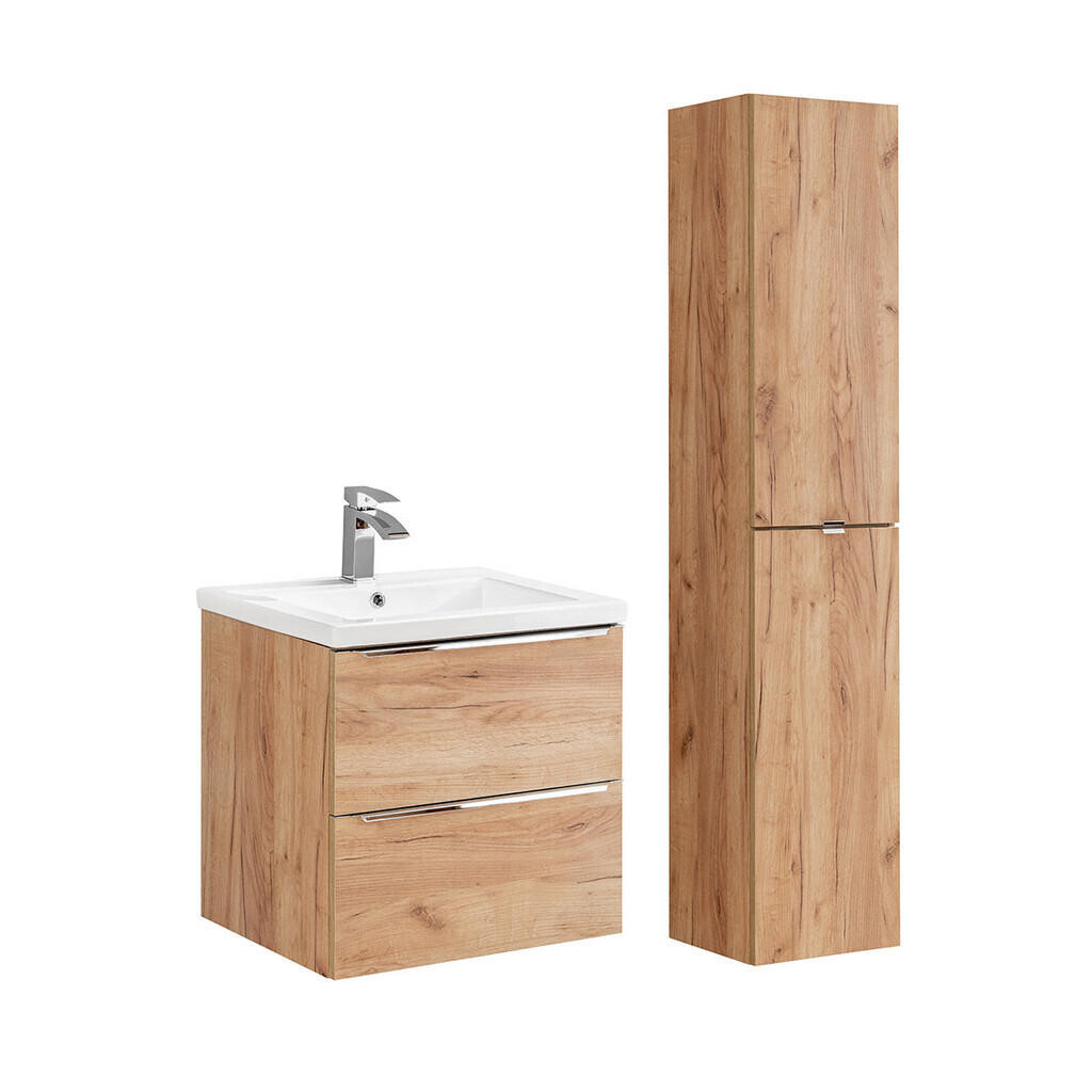 Petits-meubles KOUPELNOVÝ NÁBYTEK 60cm April 2er-Set Dřevo
