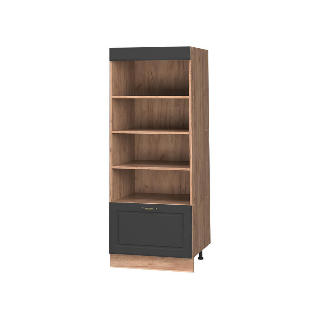 Vicco KUCHYŇSKÝ REGÁL Fame-Line, Anthrazit-Gold Landhaus/Zlatý mocný dub, 60 cm