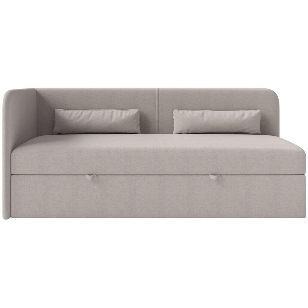 Selsey POSTEL PRO MLÁDEŽ Calmmo tmavě béžová se ženylkovým potahem, čelo vlevo
