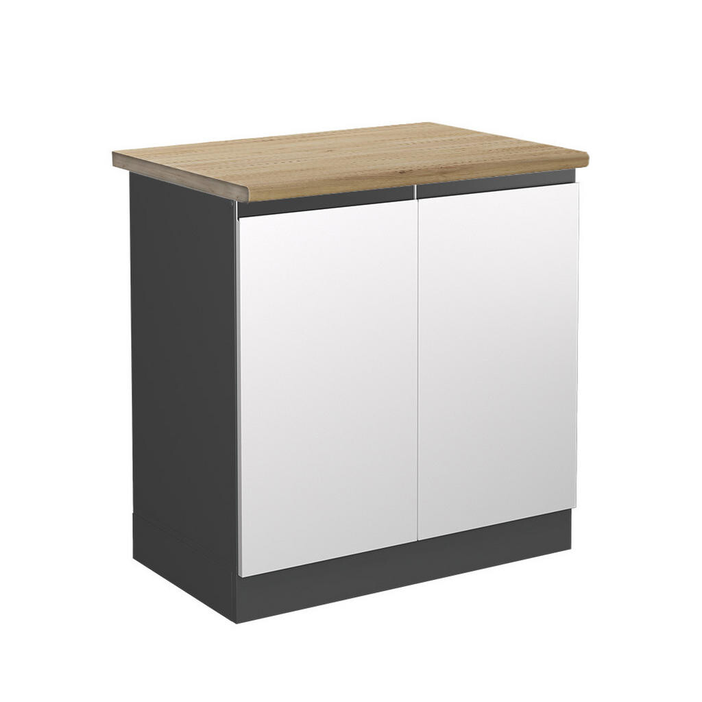 Vicco SKŘÍŇKA POD DŘEZ R-Line Bílá 80 cm , PD Dub