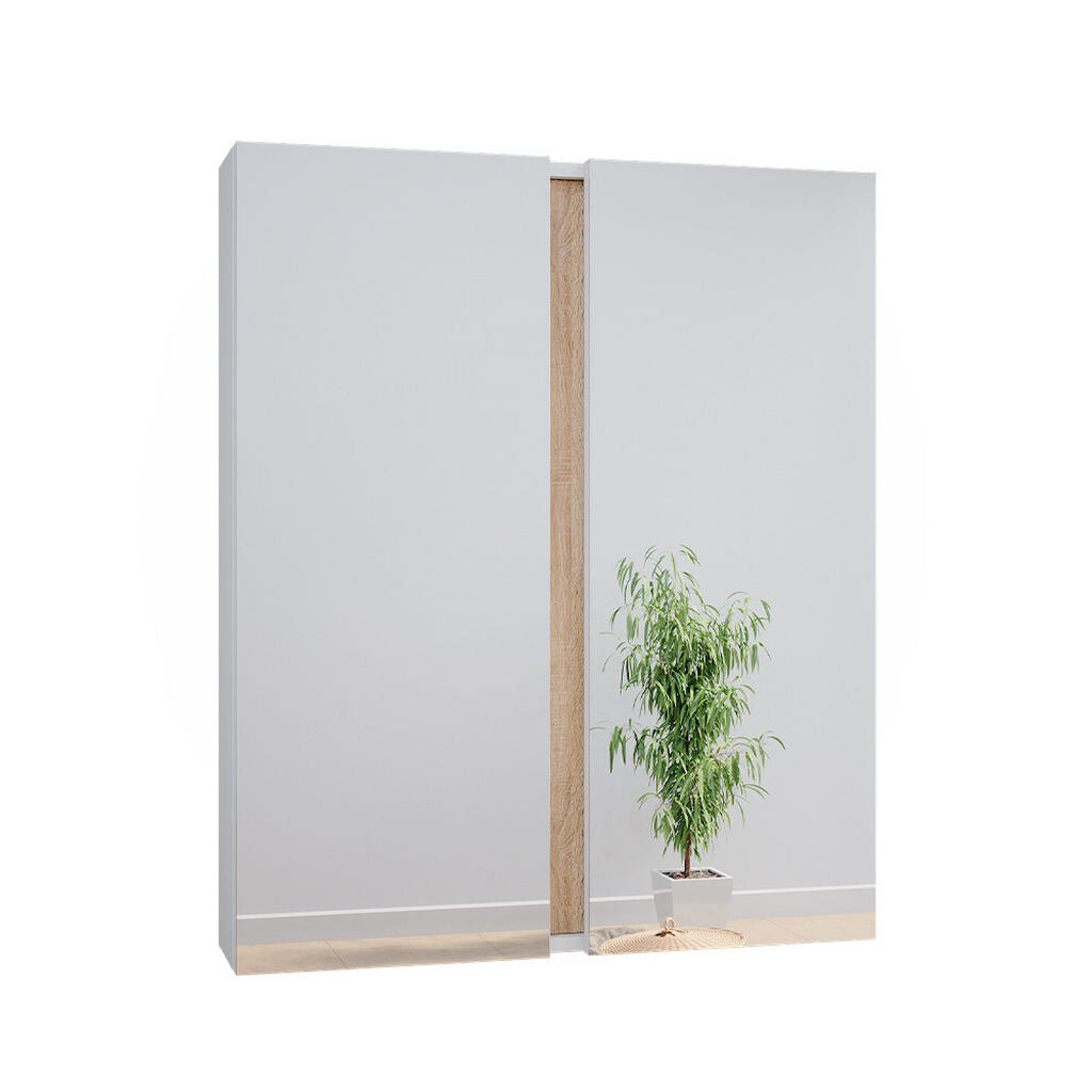 Vicco KOUPELNOVÁ ZRCADLOVÁ SKŘÍŇKA Gloria Bílá 70.4 x 84 cm se 2 dvířky