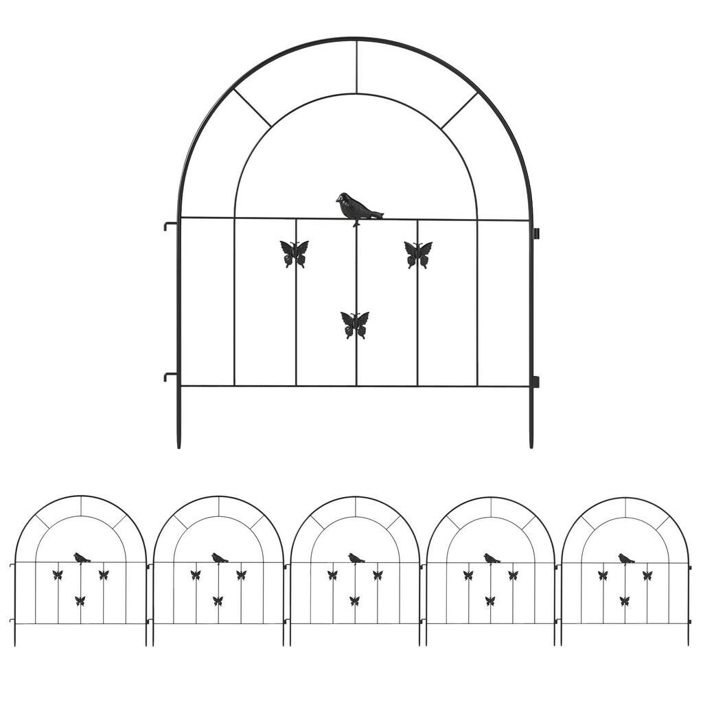 Outsunny ZAHRADNÍ PLOT z oceli 300 cm x 70 cm