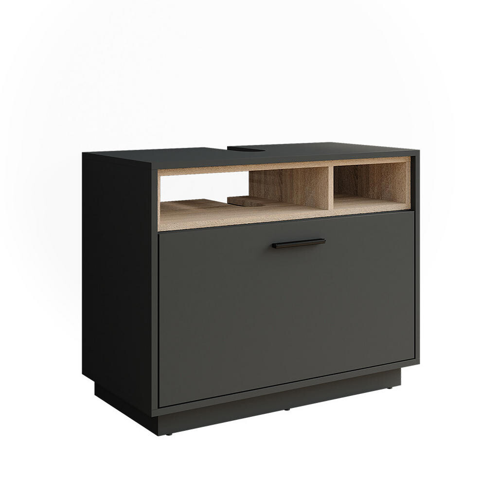 Vicco MARNÁ JEDNOTKA Beatrice Anthracite/Sonoma 80 x 64 cm se zásuvkou
