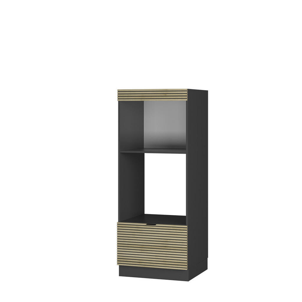 Vicco SKŘÍŇKA NA MIKROVLNNOU TROUBU Fame-Line Dubový panel 60 cm otevřený