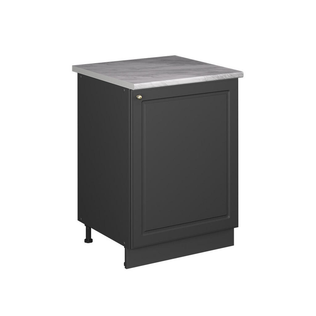 Vicco SPODNÍ SKŘÍŇKA KUCHYŇSKÉ LINKY Fame-Line, Anthrazit-Gold Landhaus/Antracit, 60 cm 1 dvířka s pracovní deskou