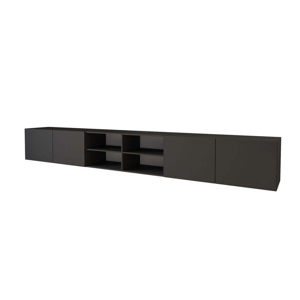ALTDECOR NÍZKÁ komoda ELIO-W 3x100x40x40 cm – černá
