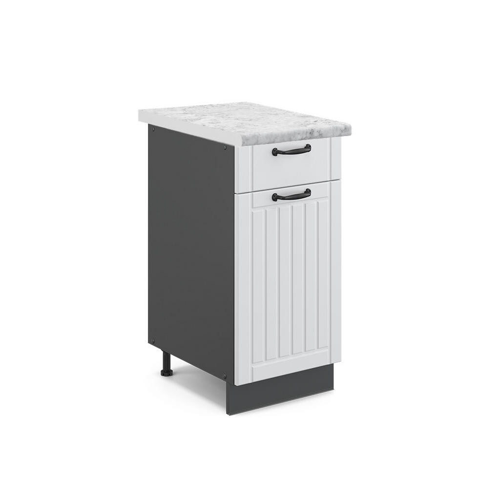 Vicco SPODNÍ SKŘÍŇKA KUCHYŇSKÉ LINKY Fame-Line Bílý venkovský dům 40 cm , PD Mramor
