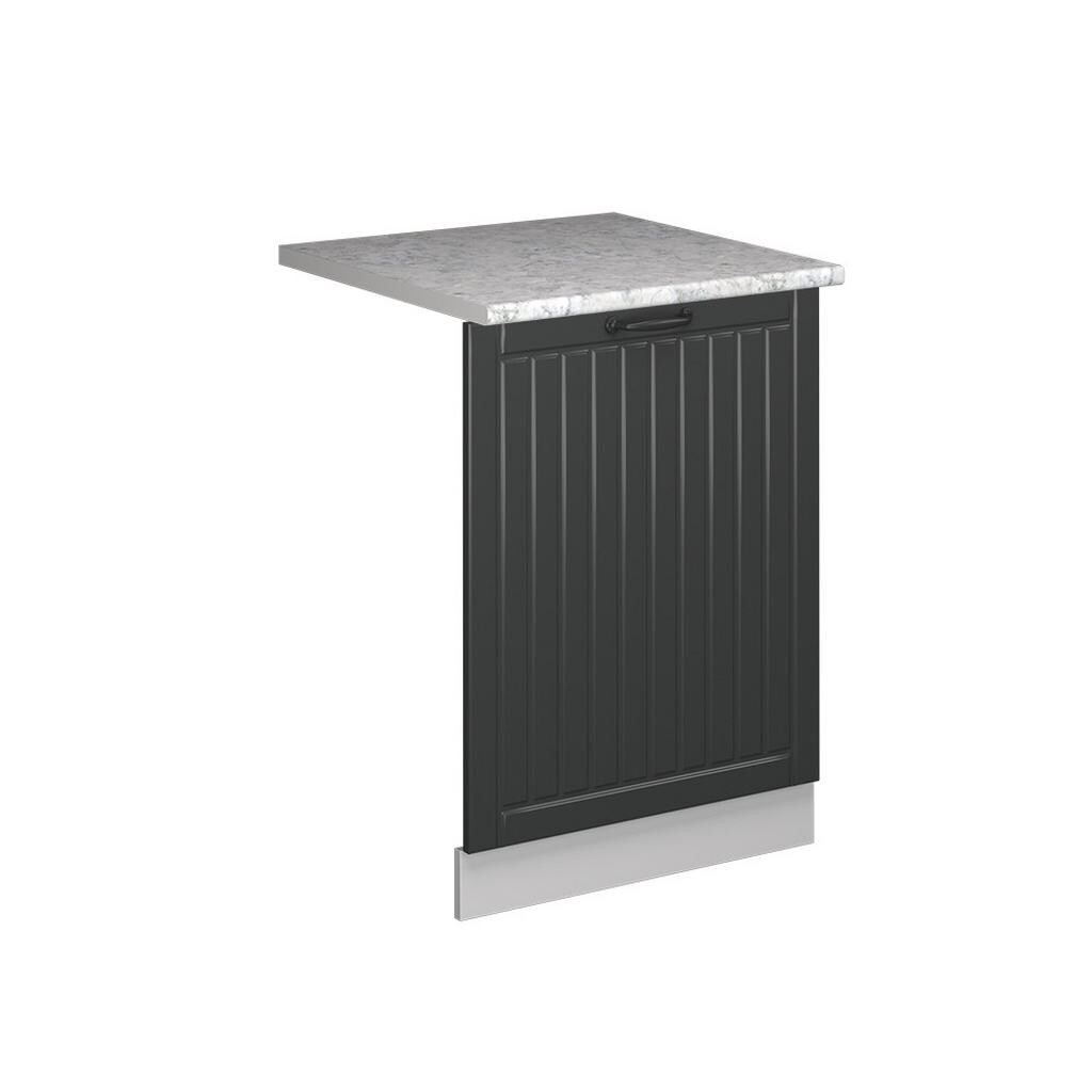 Vicco ČELNÍ PANEL MYČKY Fame-Line Antracitový venkovský dům 60 cm s pracovní deskou
