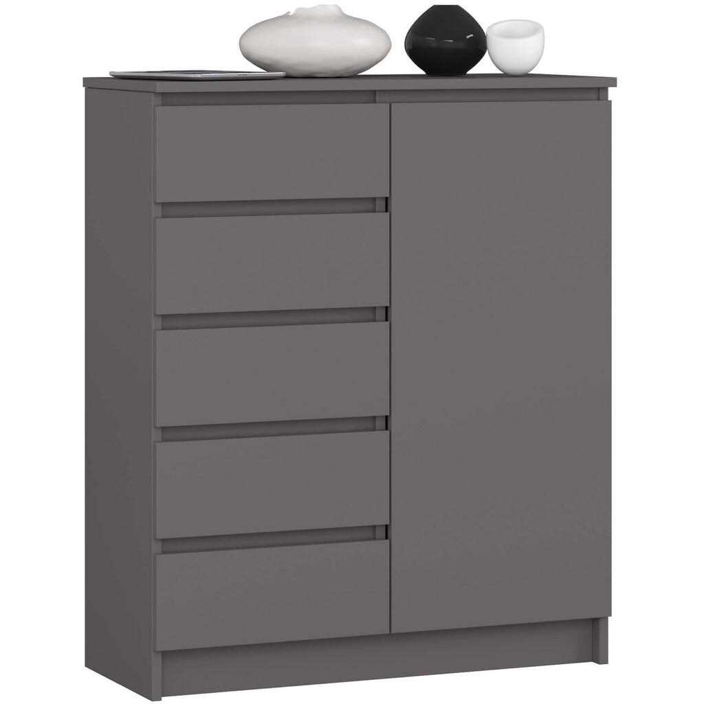 RAUMHIRSCH FURNITURE KOMODA Grafitově šedá 97/80/35
