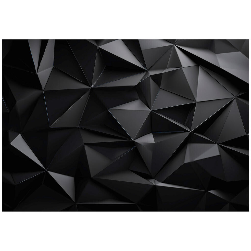 Wallarena 3D abstraktní fototapeta černá 150x105 cm