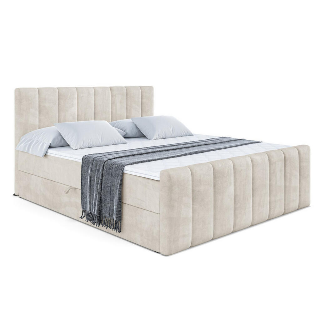 ALTDECOR AMERICKÁ postel OTTA-Z – 160 × 200 cm – H3 – ecru