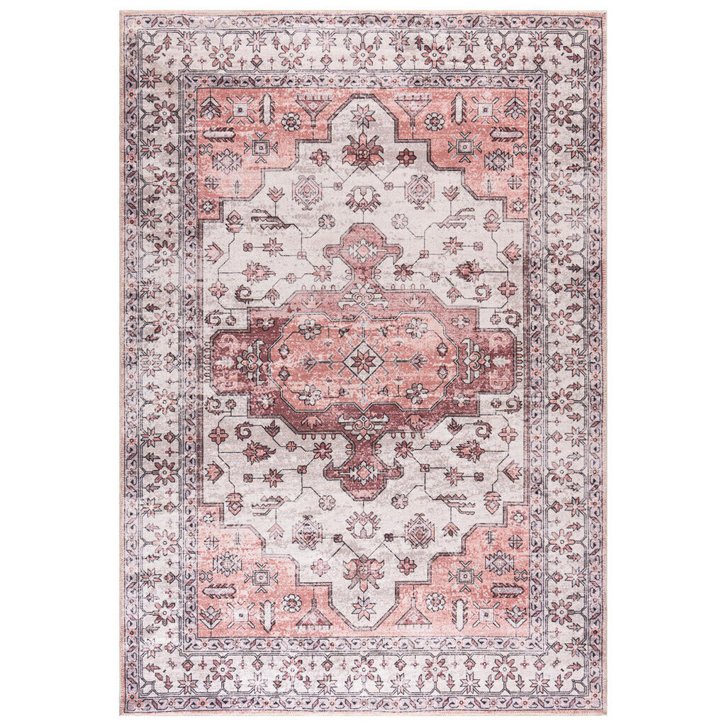 Mazovia KOBEREC béžový růžový boho vintage - 300 x 400 cm