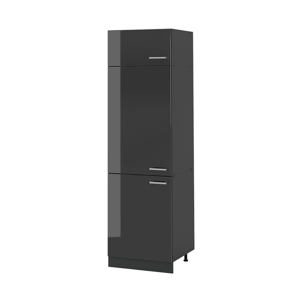 Vicco VYSOKÁ SKŘÍŇ R-Line, Antracitový vysoký lesk/Antracit, 60 cm