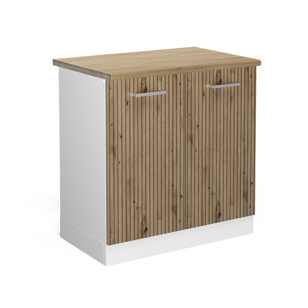 Vicco SKŘÍŇKA POD DŘEZ R-Line Řemeslný dub 80 cm , PD Dub