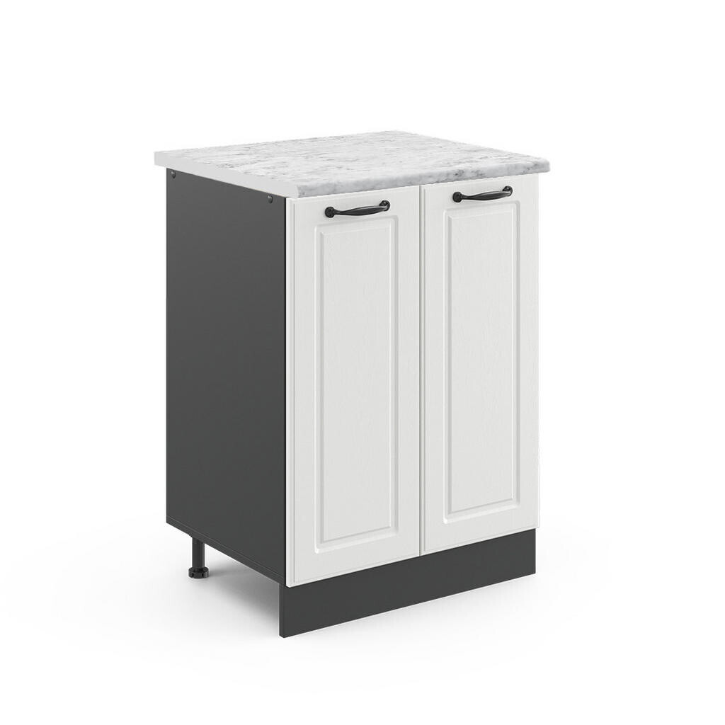 Vicco SPODNÍ SKŘÍŇKA KUCHYŇSKÉ LINKY R-Line Bílý venkovský dům 60 cm , PD Mramor