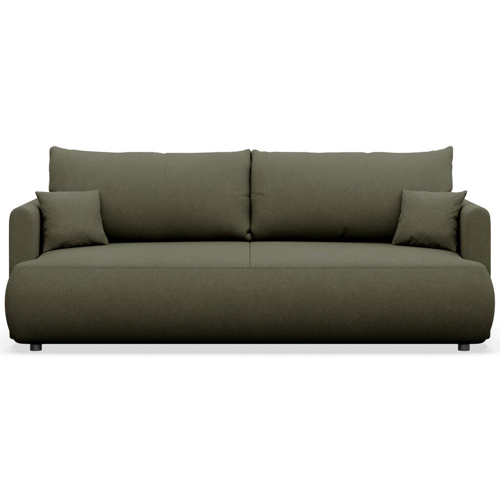 Selsey ROZKLÁDACÍ POHOVKA Ovo Mini olivově zelená žinylka Easy Clean