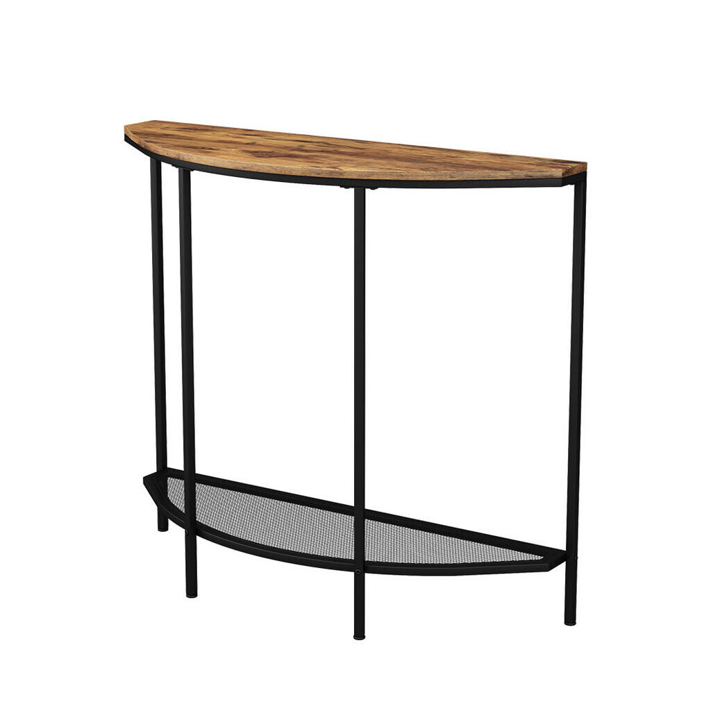 Vicco KONZOLOVÝ STOLEK Fyrk Rustikální dub 92 x 81.5 cm s jednou otevřenou policí