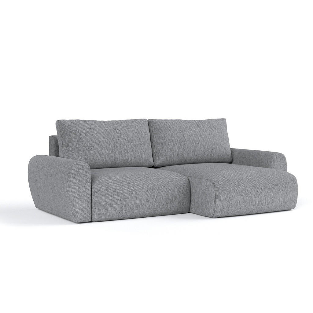 AltaBeds ROHOVÁ SEDAČKA OMARI, textil, Šedá